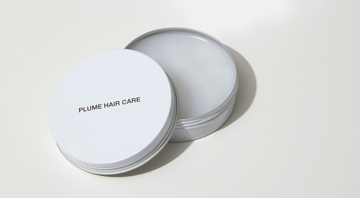 プリュムワックスは、パーマのヘアセットに最適なスタイリング剤。