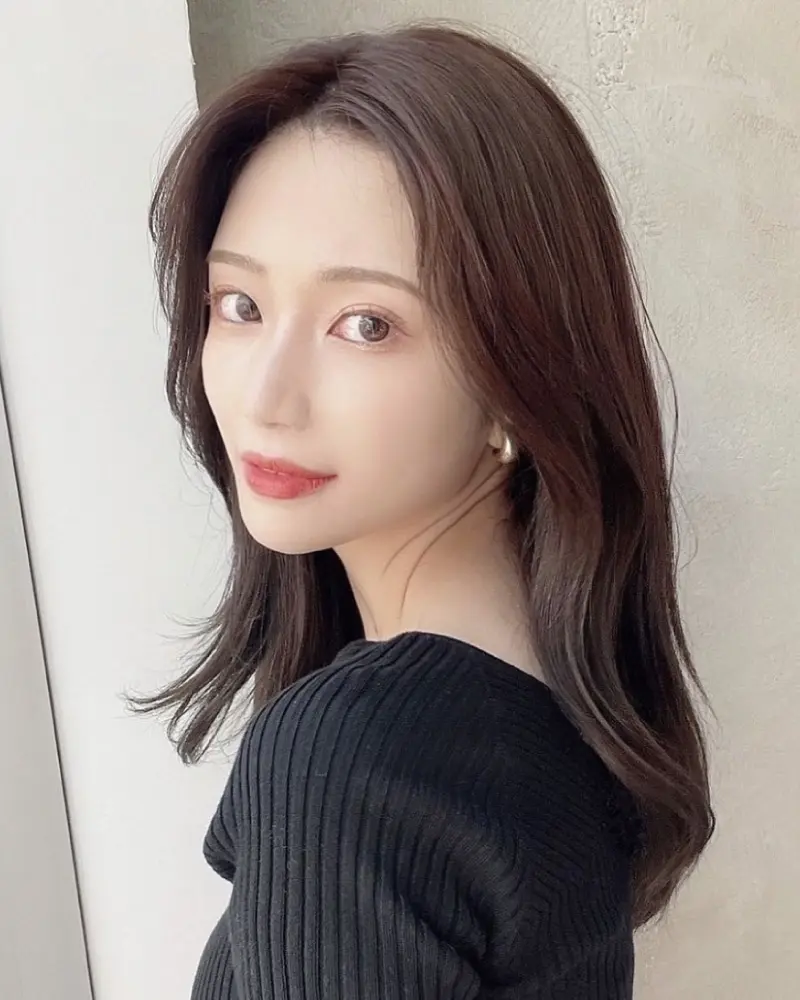 かわいい韓国ヘア ミディアム 人気美容師さんのヘアカタログ